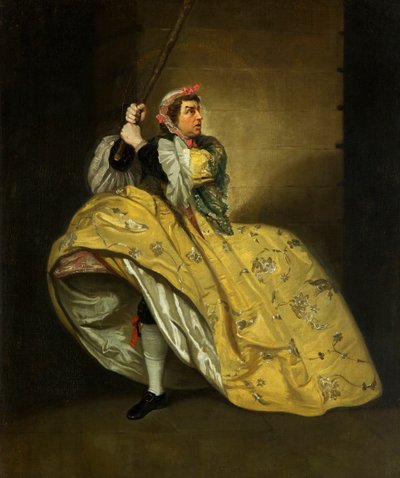 David Garrick as John Brute in the 